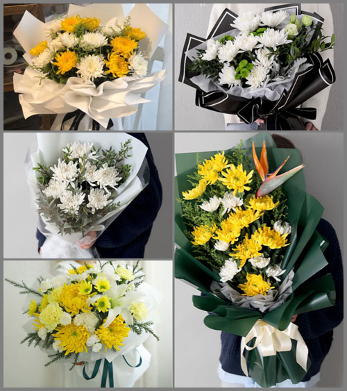 广东梅州市丰顺县汤西镇双鹿村白事花束代送